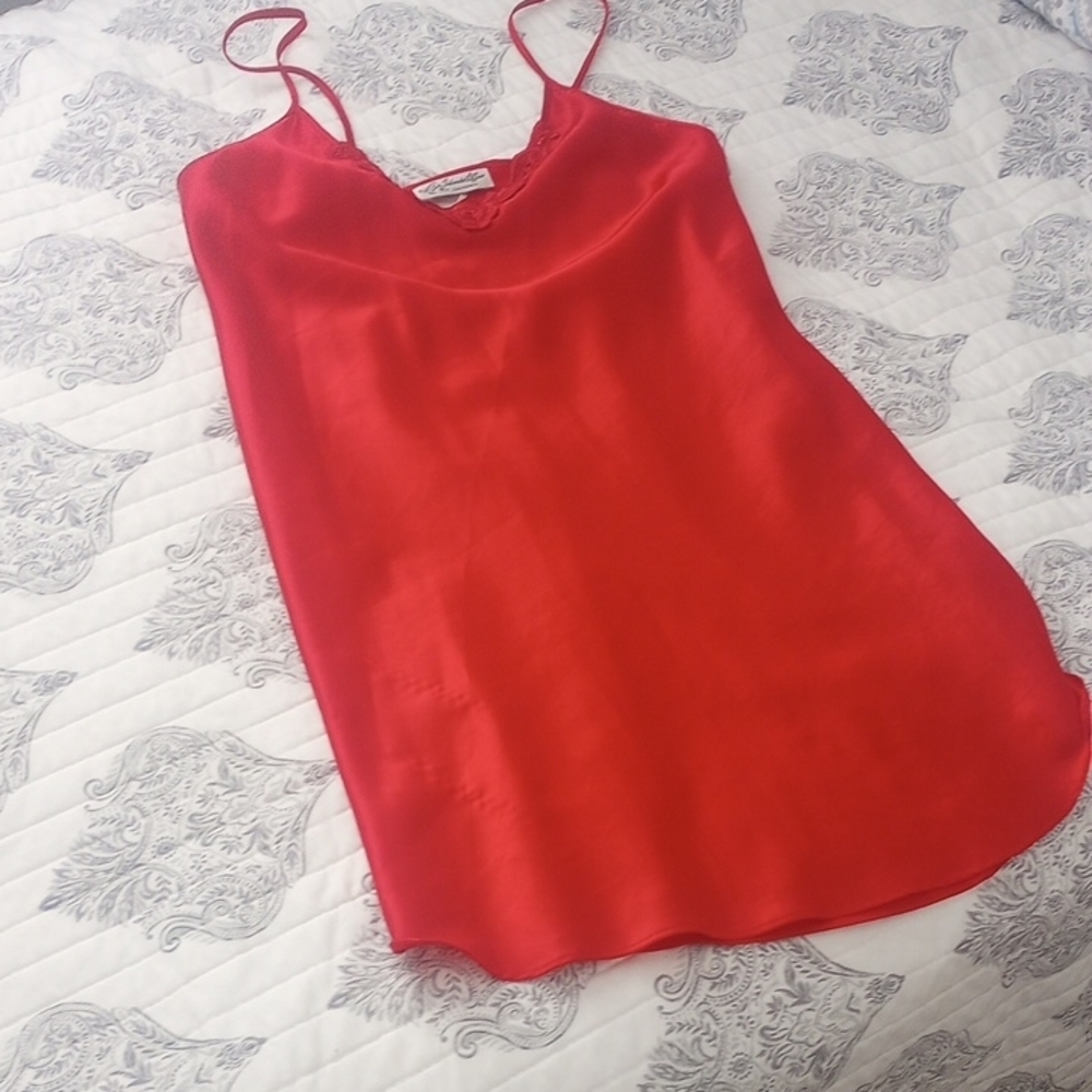 Elegant Red Satin Style  Intimates